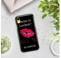 Etui na telefon APPLE IPHONE XR KISS ME TO UNLOCK
