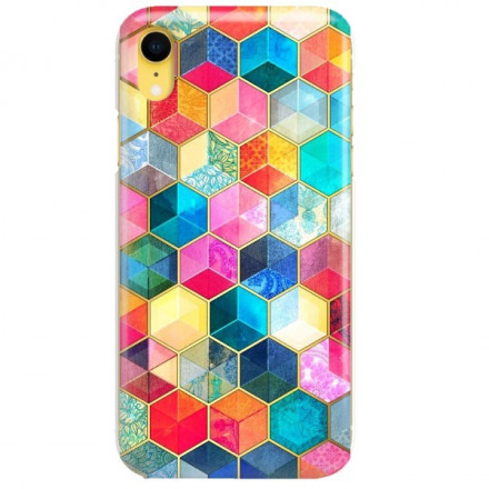 Etui na telefon APPLE IPHONE XR KOLOROWE COLORFULL