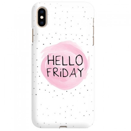 Etui na telefon APPLE IPHONE XS MAX HELLO FRIDAY