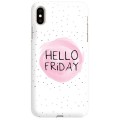 Etui na telefon APPLE IPHONE XS MAX HELLO FRIDAY