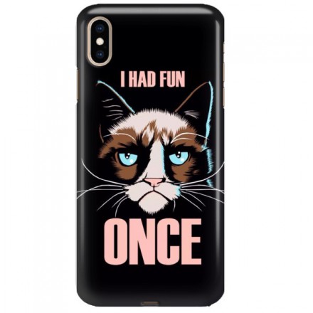 Etui na telefon APPLE IPHONE XS MAX I HAD FUN ONCE