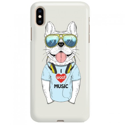 Etui na telefon APPLE IPHONE XS MAX I LOVE MUSIC