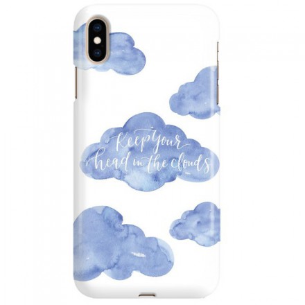 Etui na telefon APPLE IPHONE XS MAX KEEP YOUR HEAD IN THE CLOUDS