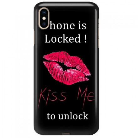 Etui na telefon APPLE IPHONE XS MAX KISS ME TO UNLOCK