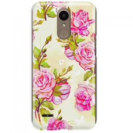 Etui na telefon LG K10 2017 KWIATY FLOWERS