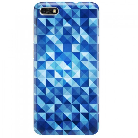 Etui na telefon HUAWEI P9 LITE MINI BLUE GEOMETRIC