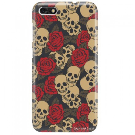 Etui na telefon HUAWEI P9 LITE MINI CZASZKA SKULL