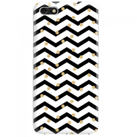 Etui na telefon HUAWEI P9 LITE MINI GOLD BLACK WHITE