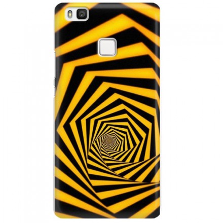 Etui na telefon HUAWEI P9 LITE ŻÓŁTO CZARNE