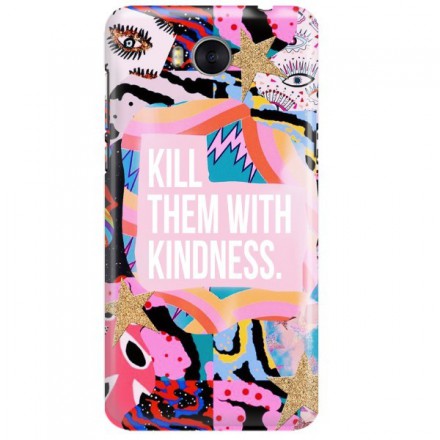 Etui na telefon HUAWEI Y5 2017 / Y6 2017 KILL THEM WITH KINDNESS