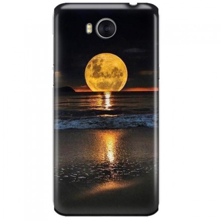 Etui na telefon HUAWEI Y5 2017 / Y6 2017 KSIĘŻYC NOC