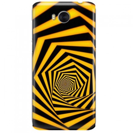 Etui na telefon HUAWEI Y5 2017 / Y6 2017 ŻÓŁTO CZARNE