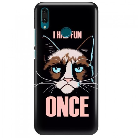 Etui na telefon HUAWEI Y9 2019 I HAD FUN ONCE