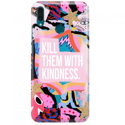 Etui na telefon HUAWEI Y9 2019 KILL THEM WITH KINDNESS