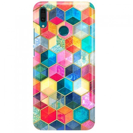 Etui na telefon HUAWEI Y9 2019 KOLOROWE COLORFULL