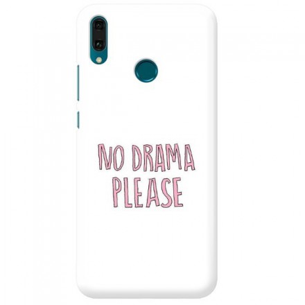 Etui na telefon HUAWEI Y9 2019 NIEBIESKIE LIŚCIE