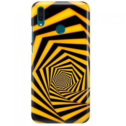 Etui na telefon HUAWEI Y9 2019 ŻÓŁTO CZARNE
