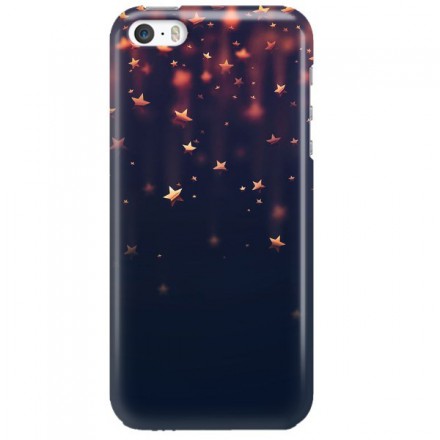 Etui na telefon APPLE IPHONE 5 / 5S / SE GWIAZDKI BŁĘKITNE