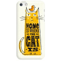 Etui na telefon APPLE IPHONE 5 / 5S / SE HOME IS WHERE THE CAT IS