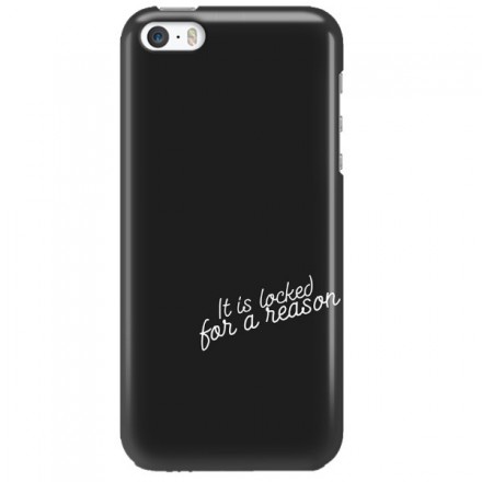 Etui na telefon APPLE IPHONE 5 / 5S / SE IT IS LOCKED FOR AREASONS