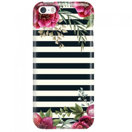 Etui na telefon APPLE IPHONE 5 / 5S / SE KWIATY WIOSENNE