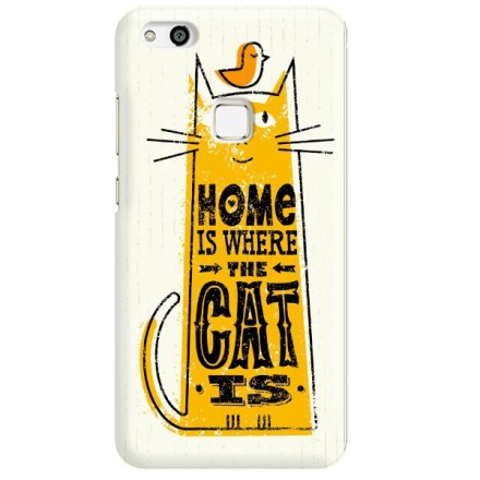 Etui na telefon HUAWEI P10 LITE HOME IS WHERE THE CAT IS