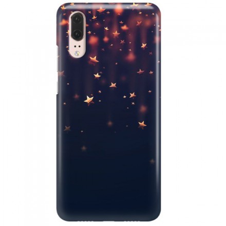 Etui na telefon HUAWEI P20 GWIAZDKI BŁĘKITNE