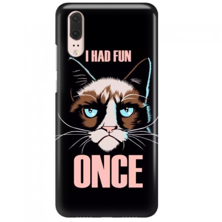 Etui na telefon HUAWEI P20 I HAD FUN ONCE