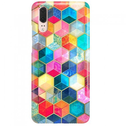 Etui na telefon HUAWEI P20 KOLOROWE COLORFULL