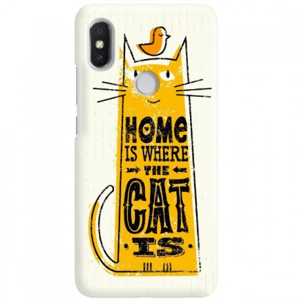 Etui na telefon XIAOMI REDMI S2 HOME IS WHERE THE CAT IS