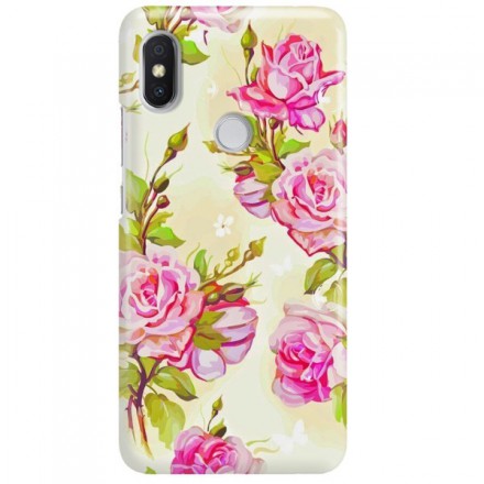 Etui na telefon XIAOMI REDMI S2 KWIATY FLOWERS