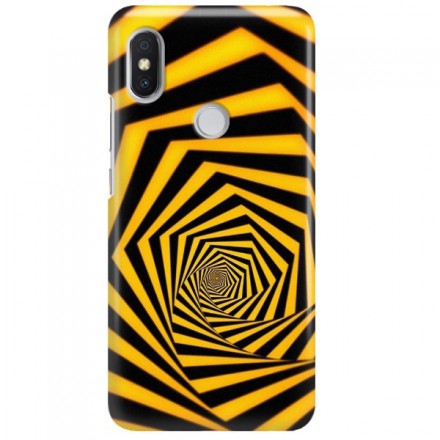 Etui na telefon XIAOMI REDMI S2 ŻÓŁTO CZARNE