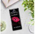 Etui na telefon SONY XPERIA XA3 KISS ME TO UNLOCK