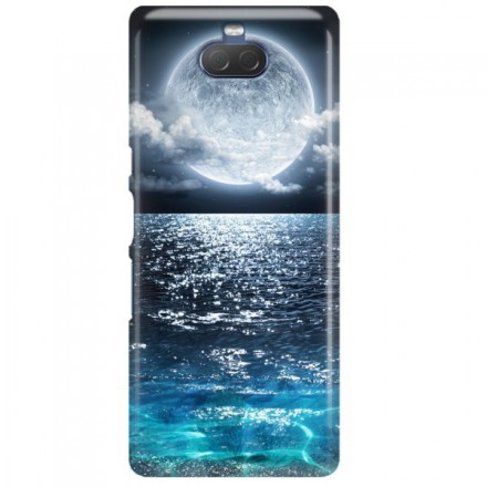 Etui na telefon SONY XPERIA XA3 KSIĘŻYC NOC