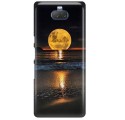 Etui na telefon SONY XPERIA XA3 KSIĘŻYC NOC