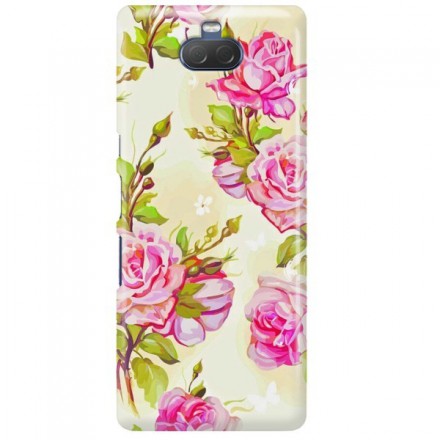 Etui na telefon SONY XPERIA XA3 KWIATY FLOWERS