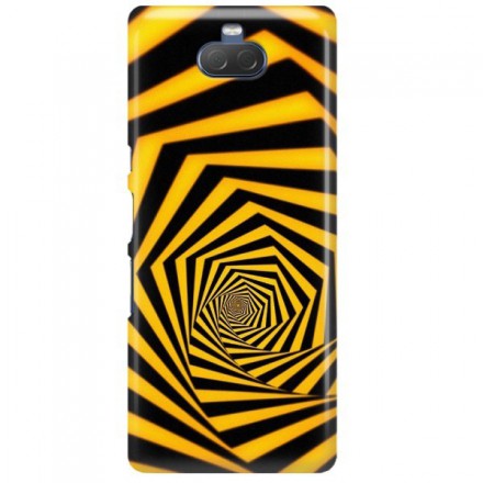 Etui na telefon SONY XPERIA XA3 ŻÓŁTO CZARNE