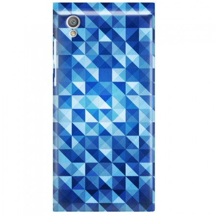 Etui na telefon SONY XPERIA L1 BLUE GEOMETRIC