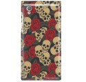 Etui na telefon SONY XPERIA L1 CZASZKA SKULL