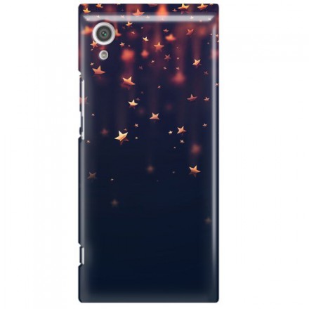 Etui na telefon SONY XPERIA XA1 GWIAZDKI BŁĘKITNE