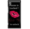 Etui na telefon SONY XPERIA XA1 KISS ME TO UNLOCK