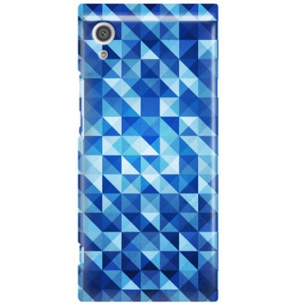 Etui na telefon SONY XPERIA XA1 BLUE GEOMETRIC