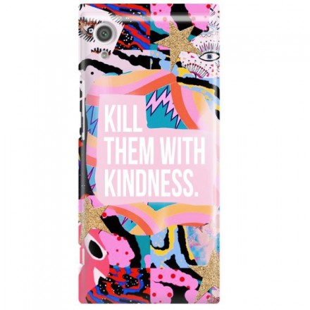 Etui na telefon SONY XPERIA XA1 KILL THEM WITH KINDNESS