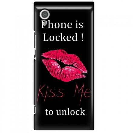 Etui na telefon SONY XPERIA XA1 KISS ME TO UNLOCK