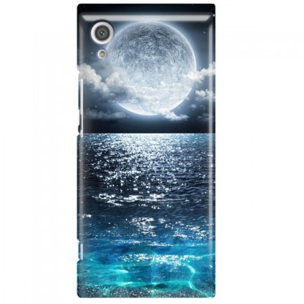 Etui na telefon SONY XPERIA XA1 KSIĘŻYC NOC