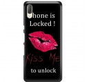 Etui na telefon SONY XPERIA L3  KISS ME TO UNLOCK