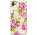 Etui na telefon SONY XPERIA L3  KWIATY FLOWERS