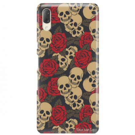 Etui na telefon SONY XPERIA L3  CZASZKA SKULL