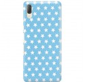 Etui na telefon SONY XPERIA L3  GWIAZDKI BŁĘKITNE