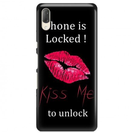 Etui na telefon SONY XPERIA L3  KISS ME TO UNLOCK